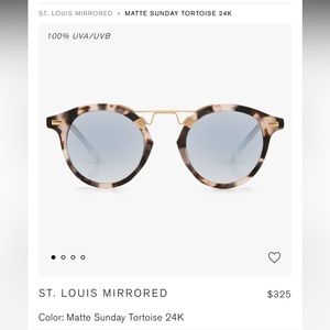 KREWE St. Louis Mirrored Sunglasses